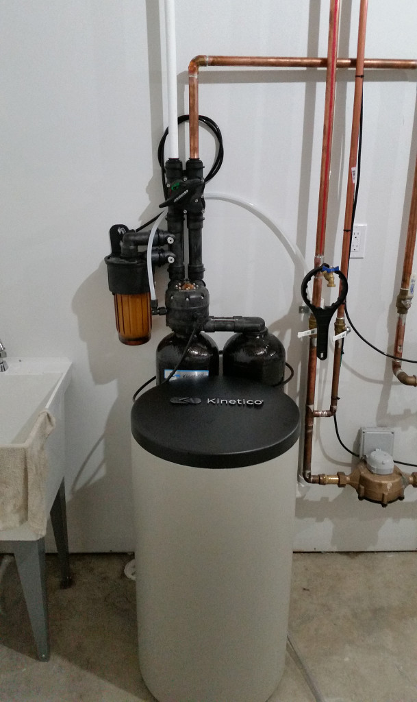 Kinetico S250 water softener installed in Rock Island, Illinois