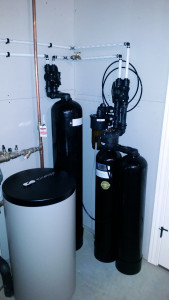 Kinetico water softener and chlorimine reduction system installed in Bettendorf