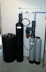Whole house water treatment system in Bettendorf, Iowa.