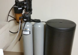 Kinetico water softener installed in a home in Matherville, Illinois