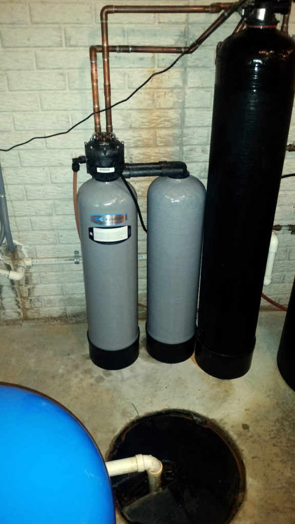 New Kinetico water softener installed in Leclaire, Iowa