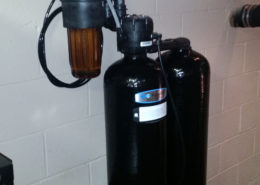 Residential Kinetico water softener installed in Moline, Illinois