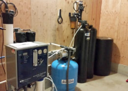Reverse osmosis & water softener at Sandbur City Layers, LLC chicken farm in Moscow, Iowa 52760