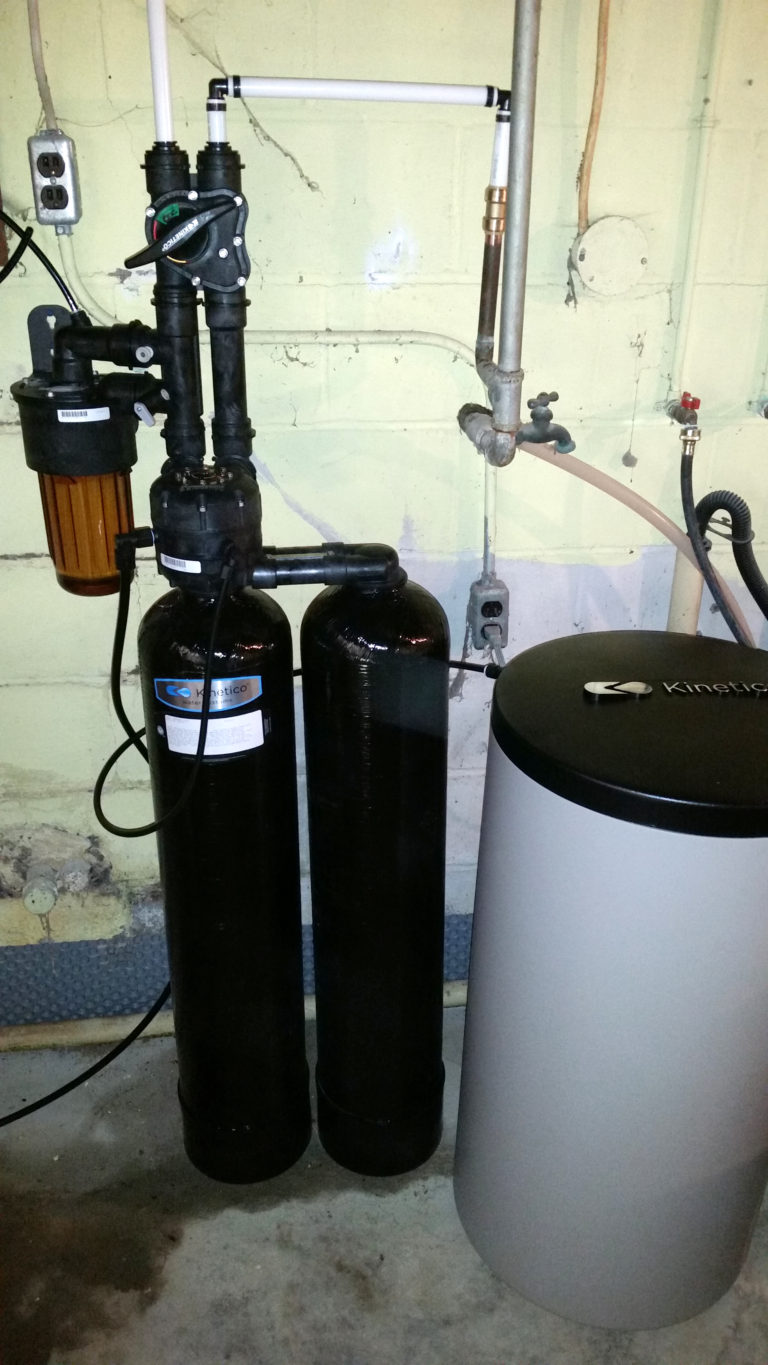 Upgraded 30+-year-old Kinetico Water Softener with a New Kinetico System