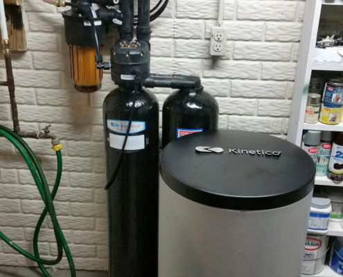 Another NEW Kinetico water softener installed in Muscatine, Iowa
