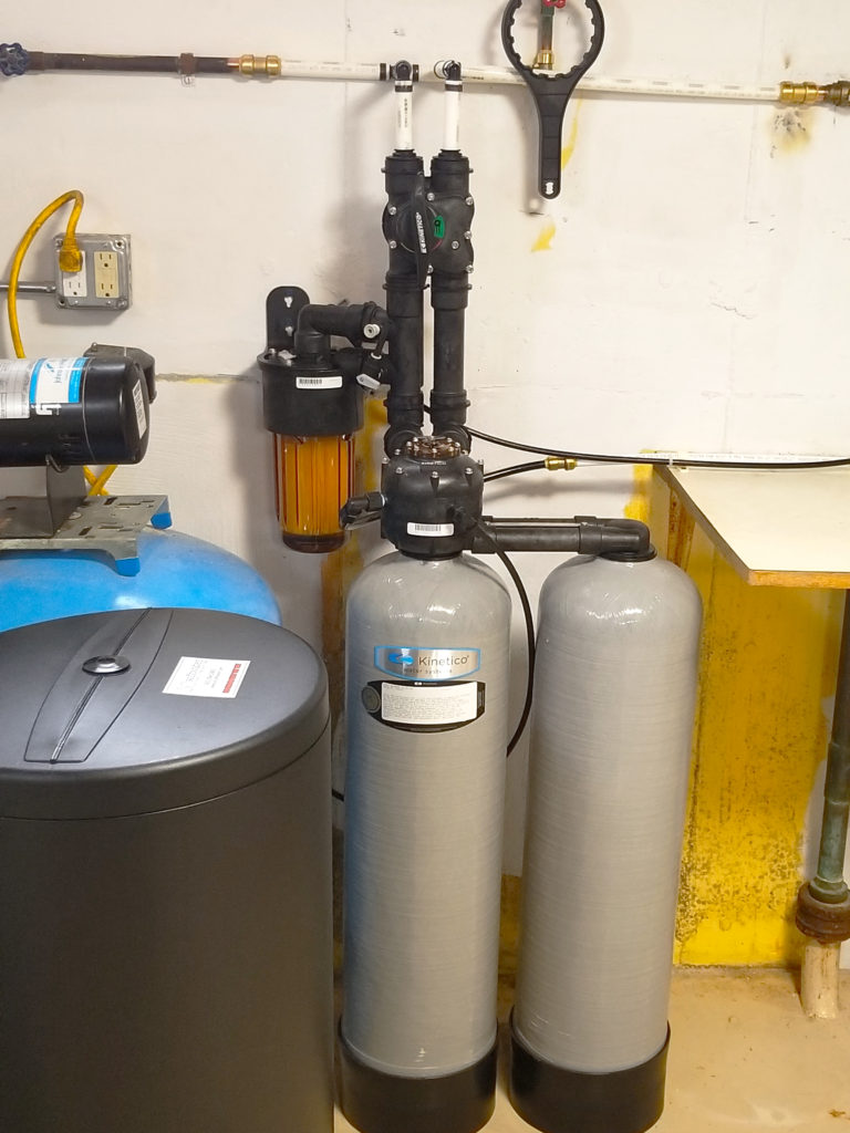 She was fed up with her old water softener, and switched to Kinetico