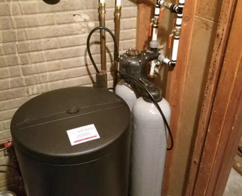 Out with the old...in with a new Kinetico water softener in Davenport, IA