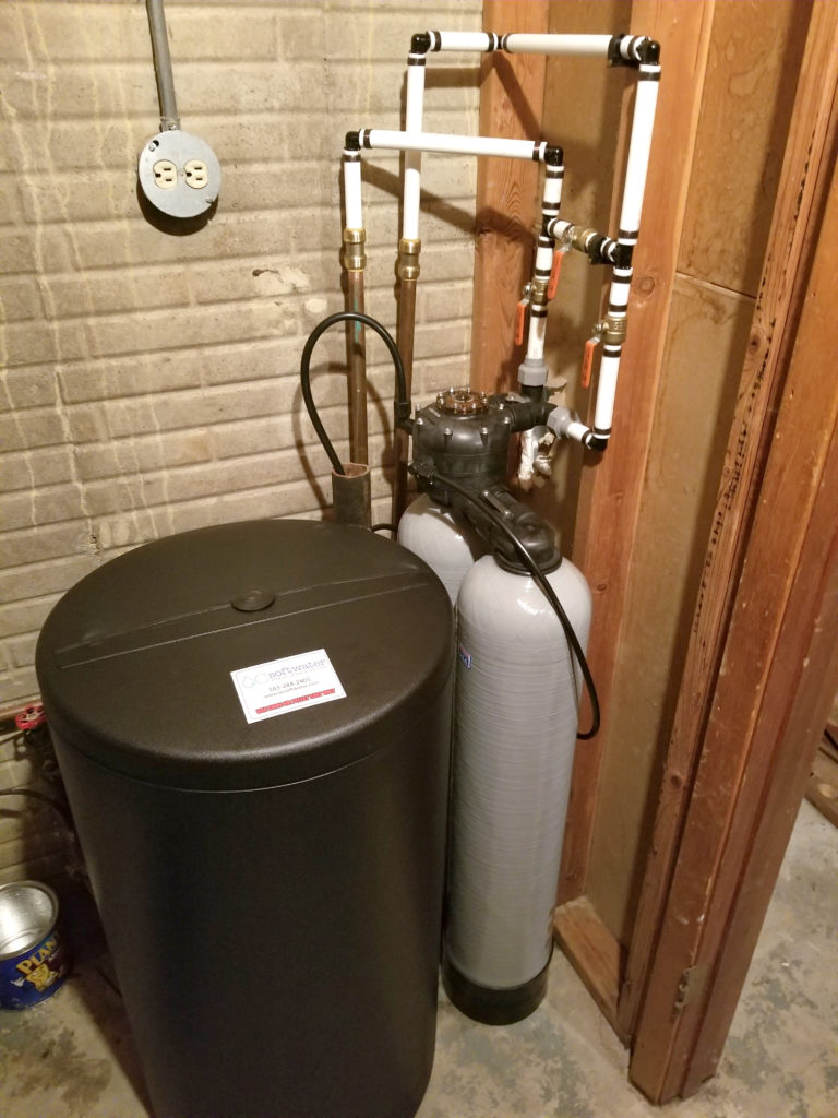 Out with the old…in with a new Kinetico water softener in Davenport, IA