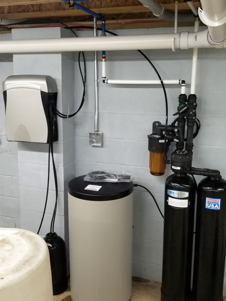 Whole House Kinetico water system Installed in Letts, Iowa