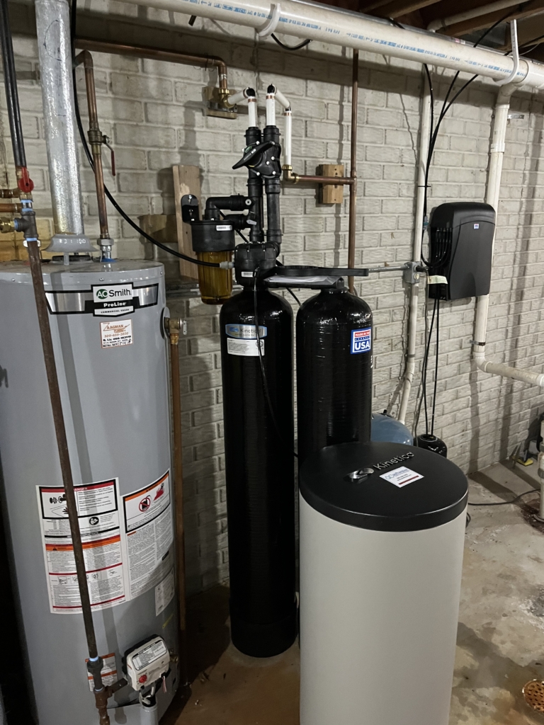 Kinetico water softener installation for Jess in rural Cordova, Illinois