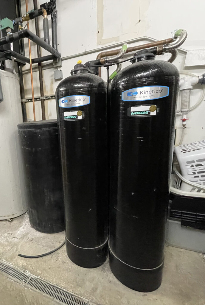 KineticoPRO Commercial Water Softener Installation at Laundromania in Davenport, Iowa. Large KineticoPRO Water Softeners